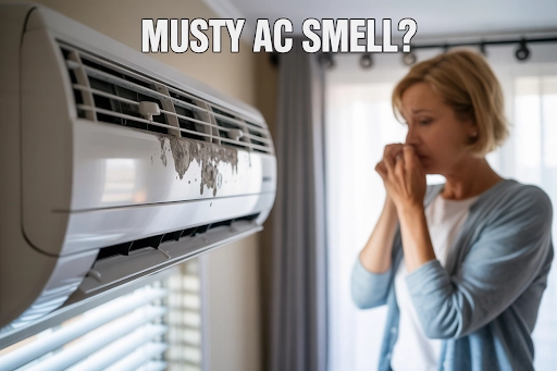 Must Smell From AC Unit