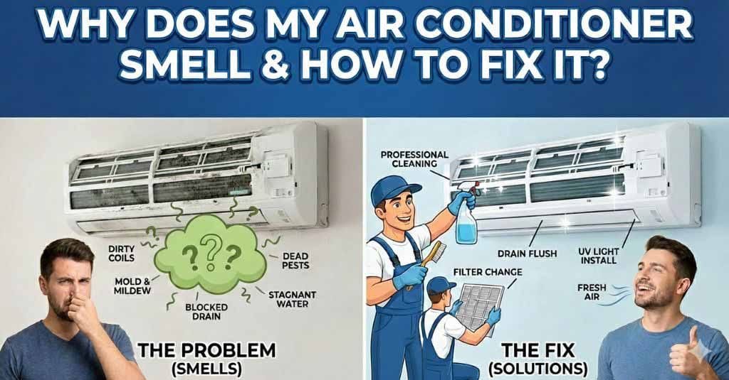 Why Does My Air Conditioner Smell and How to Fix It