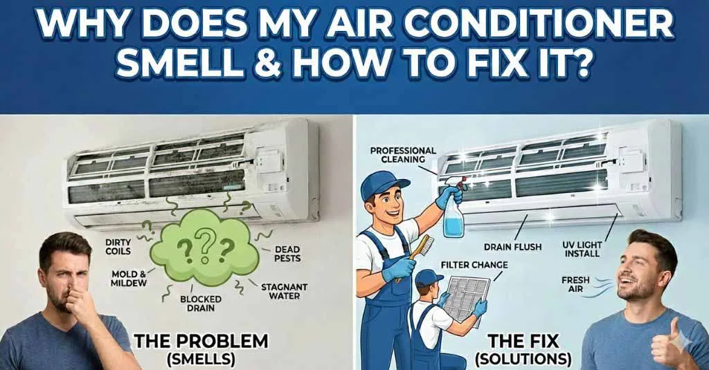 Why Does My Air Conditioner Smell and How to Fix It