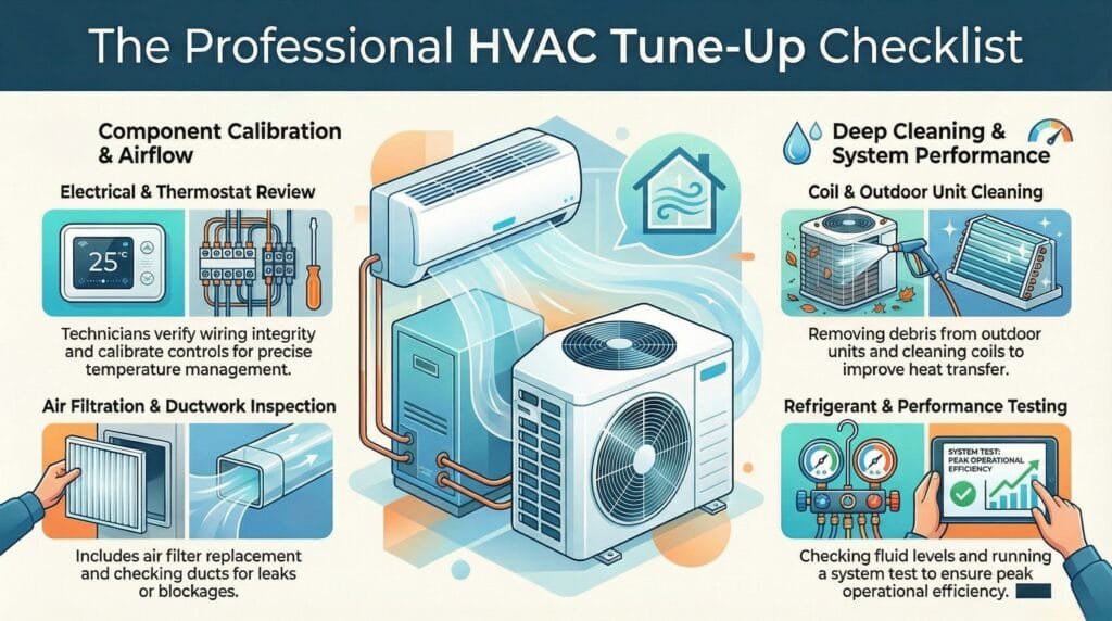 What’s Included in a Professional HVAC Tune Up Service