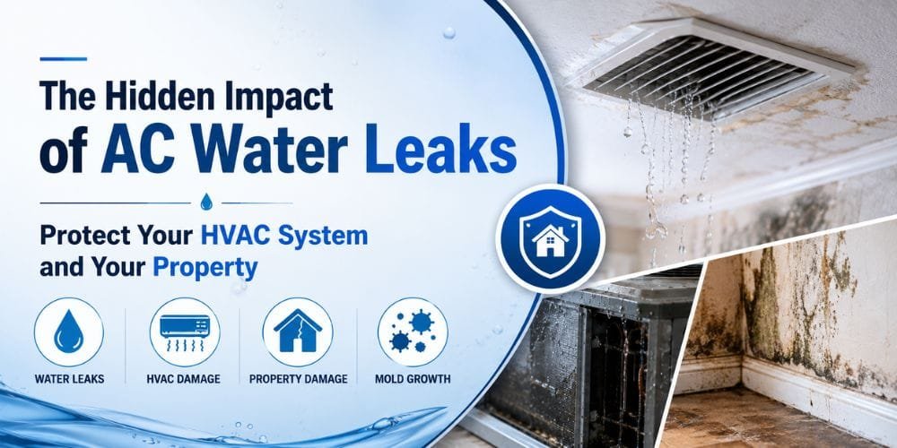 How AC Water Leaks Lead to HVAC and Property Damage