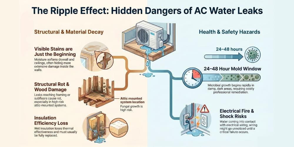 Property Damage Caused by AC Water Leaks